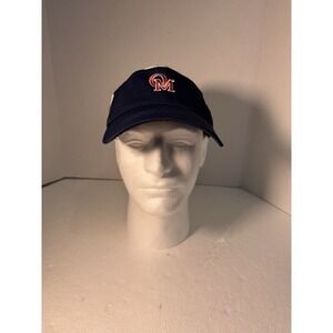 OLE MISS‎ VISOR HAT CAP BLUE ADJUSTABLE STRAPBACK Sport-tell